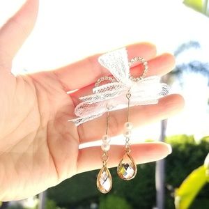 🍒HANDMADE🍒 ROMANTIC DROP EARRINGS